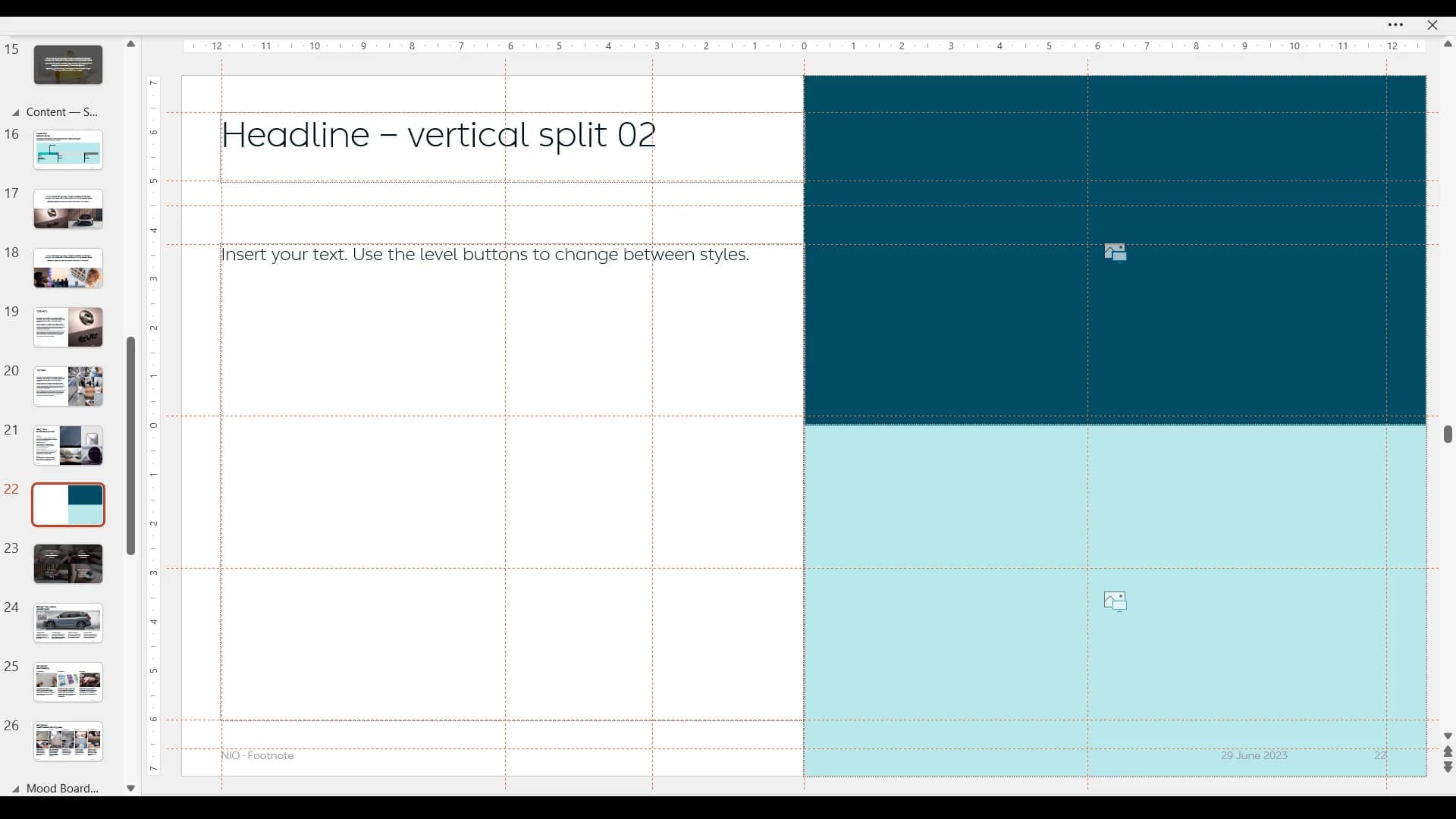 Custom PowerPoint Templates: Layout